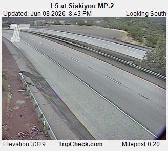 RoadCam - I-5 at Siskiyou MP.2